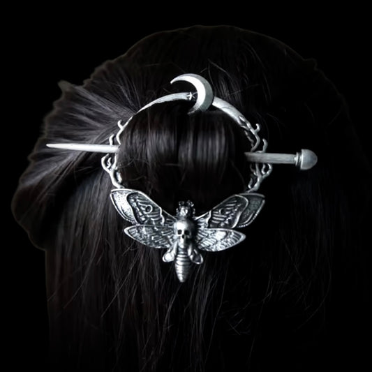 Moon Moth Hair Pin