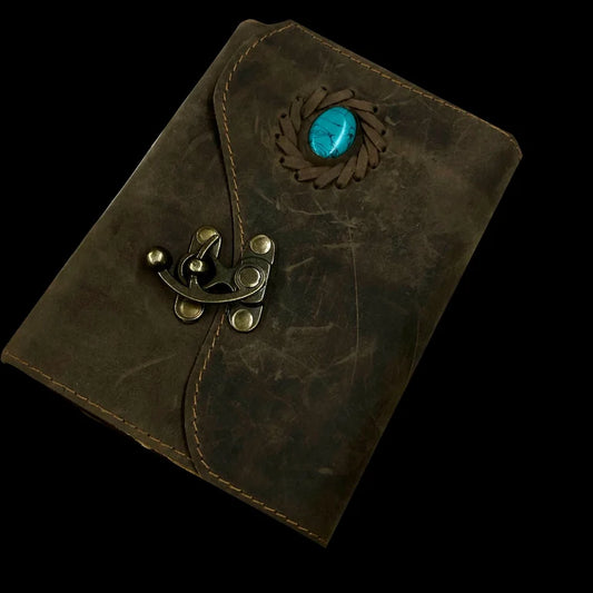 Suede Turquoise Journal